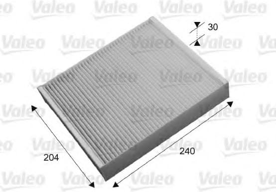 Filter, cabin air VALEO ESSENTIAL 715658