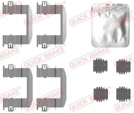 Accessory Kit, disc brake pad 109-0132