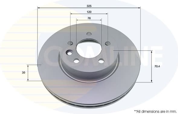 Brake Disc COATED ADC5043V - image 2