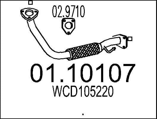 Exhaust Pipe 01.10107