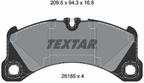 Brake Pad Set, disc brake 2618501