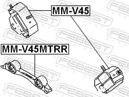Mounting, engine MM-V45MTRR - image 2