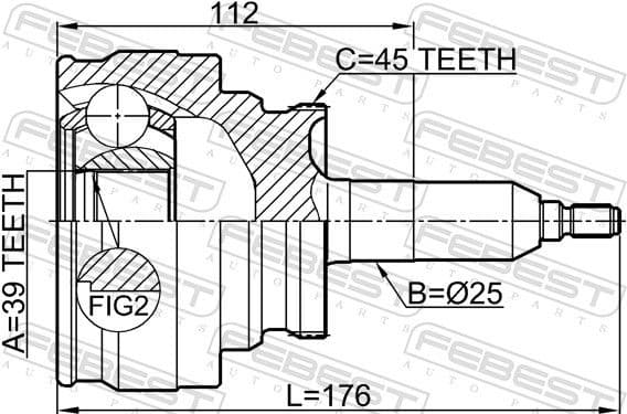 Joint Kit, drive shaft 2110-F150 - image 2