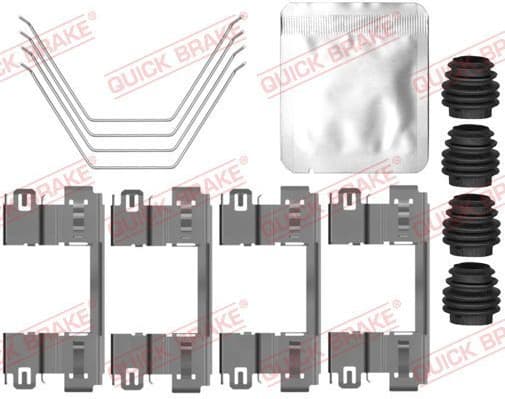 Accessory Kit, disc brake pad 109-0146