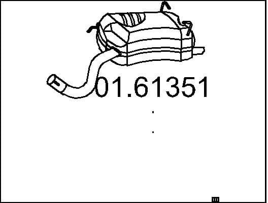 Rear Muffler 01.61351