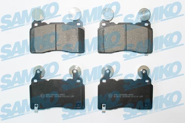 Brake Pad Set, disc brake 5SP2114