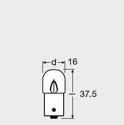 Bulb, interior light ORIGINAL 5626