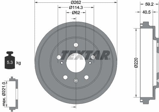 Brake Drum 94047600