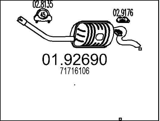 Rear Muffler 01.92690