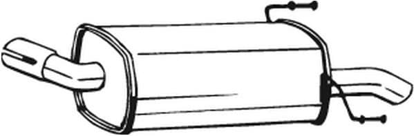 Rear Muffler 185-197