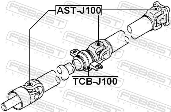 Joint, propshaft AST-J100 - image 2