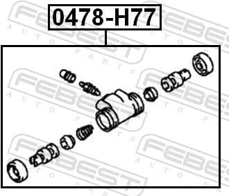 Wheel Brake Cylinder 0478-H77 - image 2