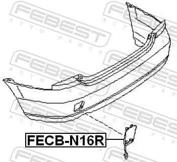 Flap, tow hook FECB-N16R - image 2