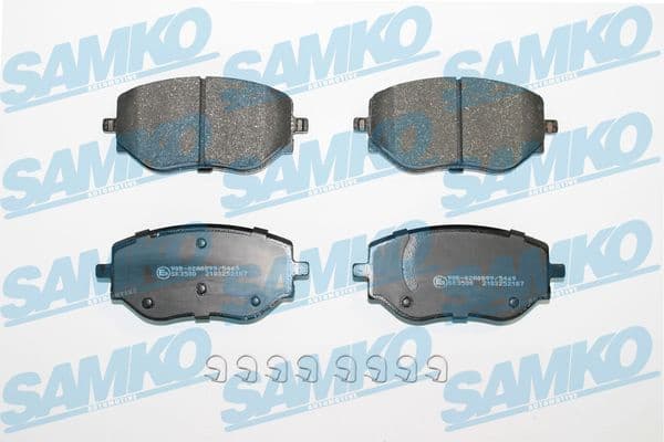 Brake Pad Set, disc brake 5SP2187