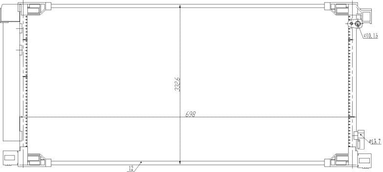 Condenser, air conditioning EASY FIT 350498