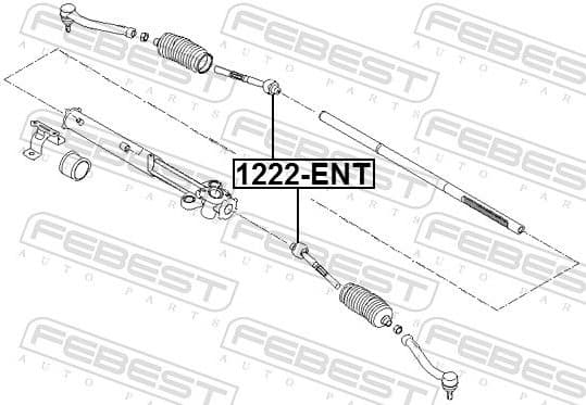 Inner Tie Rod 1222-ENT - image 2
