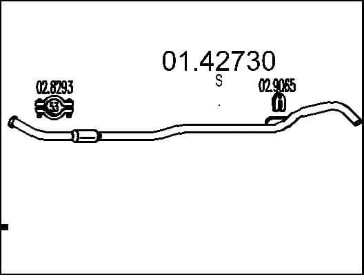 Exhaust Pipe 01.42730