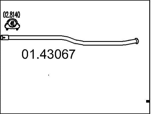 Exhaust Pipe 01.43067