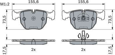 Brake Pad Set, disc brake 0986494918 - image 7