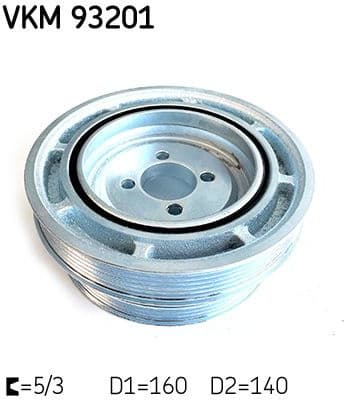 Belt Pulley, crankshaft VKM 93201 - image 3