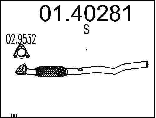 Exhaust Pipe 01.40281