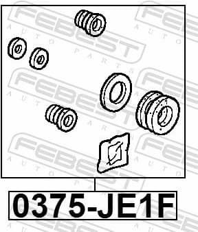 Repair Kit, brake caliper 0375-JE1F - image 2