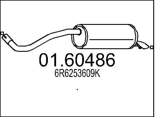 Rear Muffler 01.60486