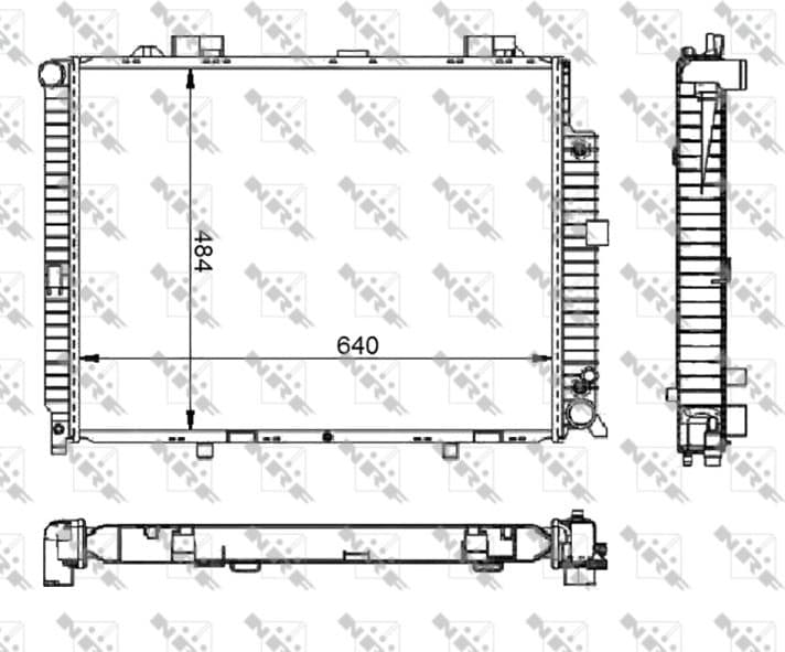 Radiator, engine cooling EASY FIT 50579 - image 3