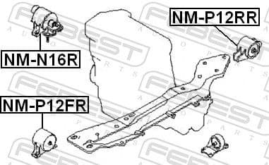 Mounting, engine NM-P12RR - image 2