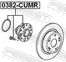 Wheel Hub 0382-CUMR - image 2