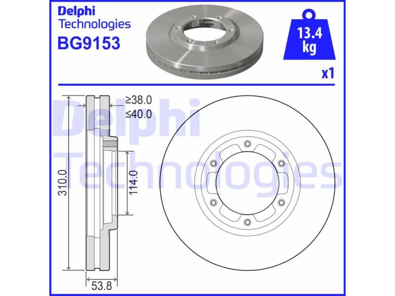 Brake Disc BG9153