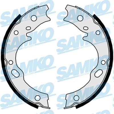 Brake Shoe Set, parking brake 81127