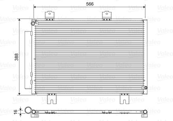 Condenser, air conditioning 822594