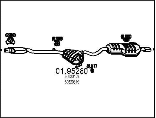 Rear Muffler 01.95260