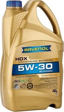 Engine Oil RAVENOL HDX SAE 5W-30 1111125-004-01-999