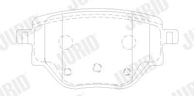 Brake Pad Set, disc brake 573898J - image 2