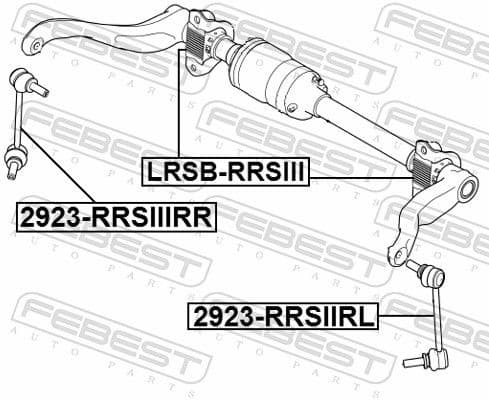 Link/Coupling Rod, stabiliser bar 2923-RRSIIIRR - image 2