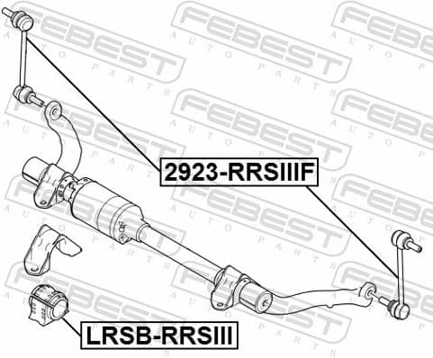 Link/Coupling Rod, stabiliser bar 2923-RRSIIIF - image 2