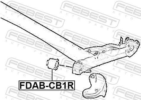 Bushing, axle beam FDAB-CB1R - image 2