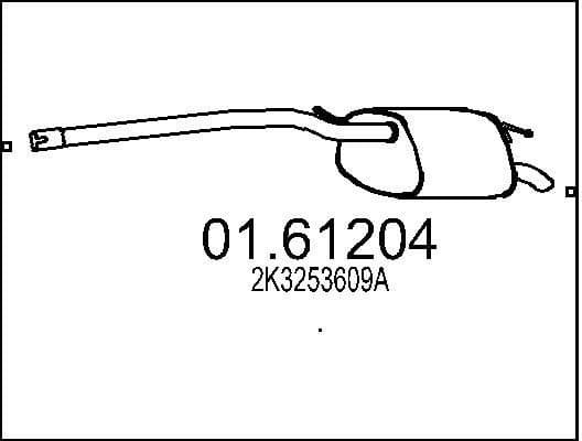 Rear Muffler 01.61204