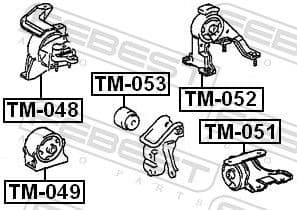 Mounting, engine TM-052 - image 2