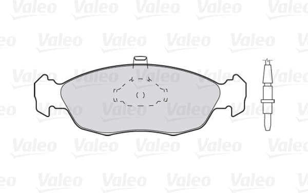Brake Pad Set, disc brake ESSENTIAL 301038 - image 2