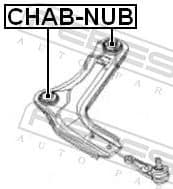 Mounting, control/trailing arm CHAB-NUB - image 2