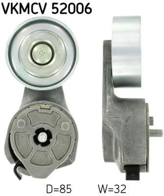 Belt Tensioner, V-ribbed belt VKMCV52006