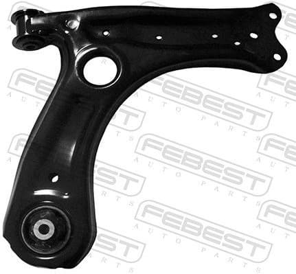 Control/Trailing Arm, wheel suspension 2324-601FRH