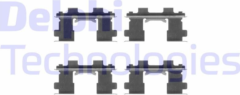 Accessory Kit, disc brake pad LX0252