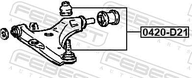 Ball Joint 0420-D21 - image 2