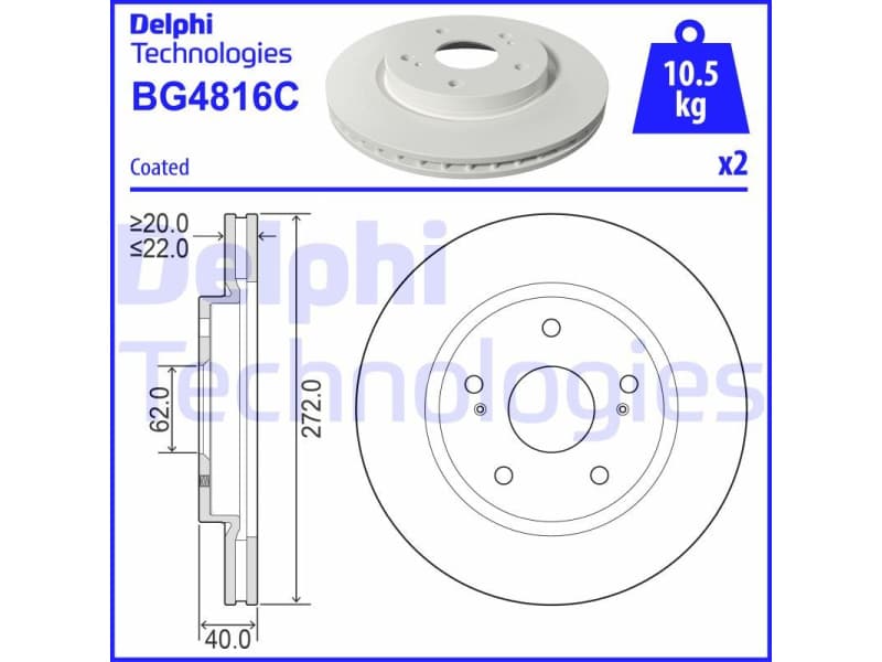 Brake Disc BG4816C