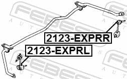 Link/Coupling Rod, stabiliser bar 2123-EXPRR - image 2