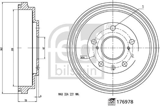 Brake Drum 176978
